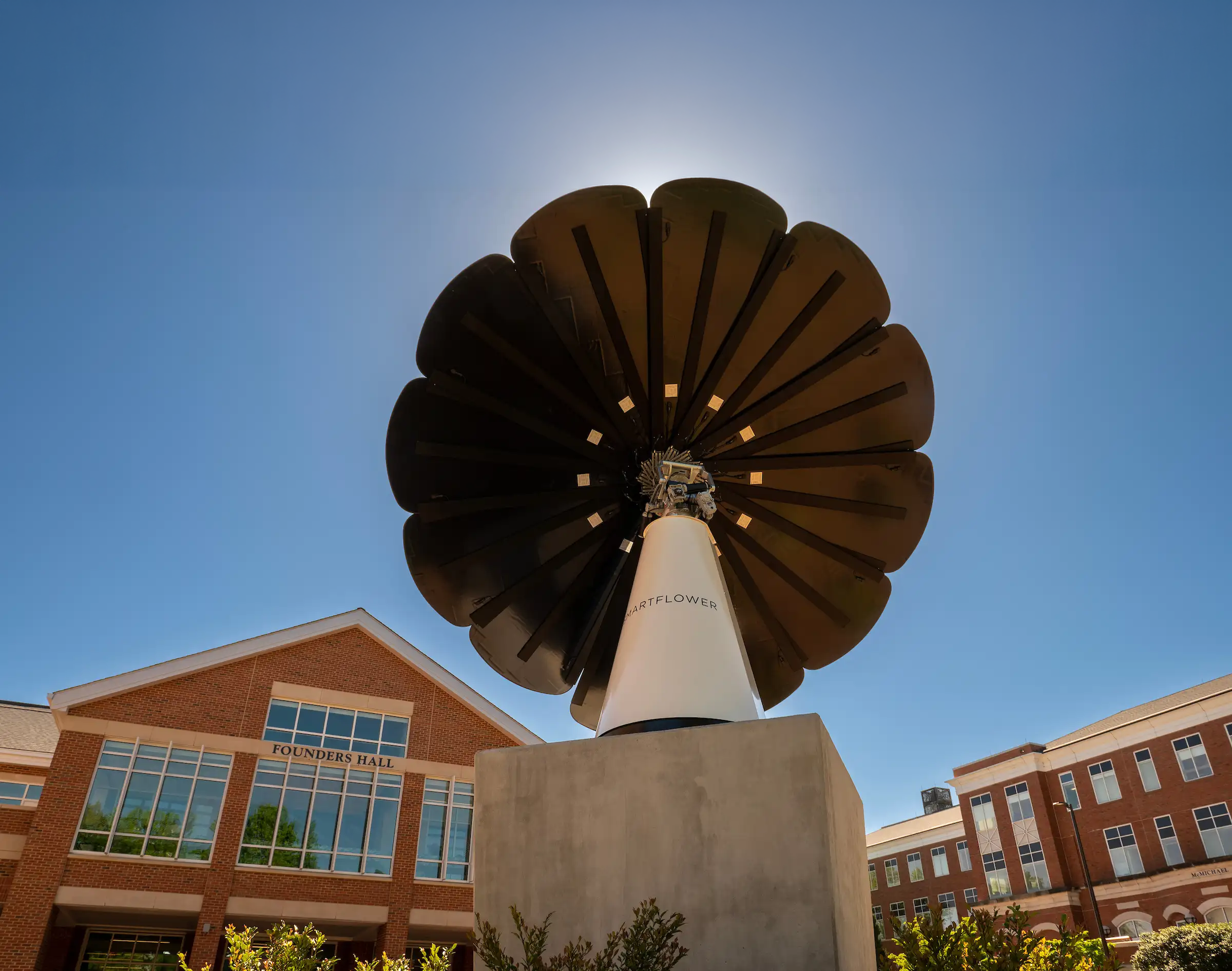 SmartFlower at Elon University